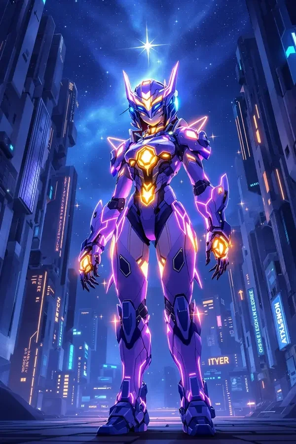 机甲少女 - 新番科幻动画封面